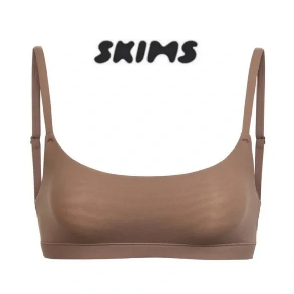 SKIMS Fits Everybody Scoop Oxide Bralette Large XXS NWT - Picture 3 of 9